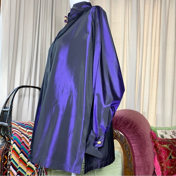 80s Taffeta Evening Jacket - Picture 6 of 9